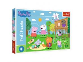 Peppa Pig Fun in the Grass 24-teiliges Maxi-Puzzle - Trefl