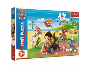 Paw Patrol: Strandspaß 24-teiliges Maxi-Puzzle - Trefl