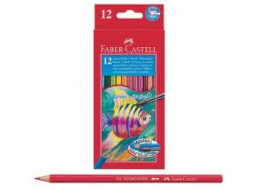 Faber-Castell: Aquarellstiftset 12er Set + 1 Pinsel