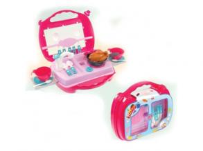 Mochtoys: Tragbare Miniküche 22-teiliges Set