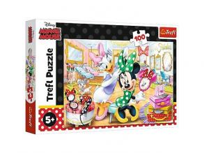 Daisy und Minnie im Schönheitssalon puzzle 100 Teile - Trefl