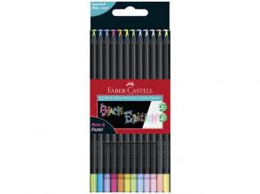 Faber-Castell: Black Edition Pastell-Buntstiftset 12-teilig