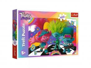 Trolls: Zusammen die Bande 100 Teile Puzzle - Trefl