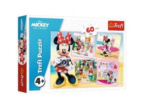 Minnie Mouse: 60teiliges bezauberndes Minnie Puzzle - Trefl