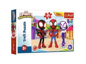 Spider und seine wunderbaren Freunde 30 Teile Puzzle - Trefl