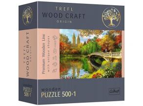 Wood Craft: Central Park Manhattan New York Holzpuzzle 500+1Stück - Trefl