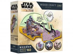 Wood Craft: Star Wars - Mandalorian 160 Teile Premium Holzpuzzle - Trefl