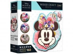 Wood Craft: Disney - Stylish Minnie Mouse 160 Teile Premium Holzpuzzle - Trefl