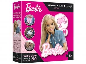 Wood Craft Junior: Amazing Barbie-Puppe Holzpuzzle 50 Teile - Trefl