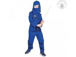 Ninja blau Jungenkostüm