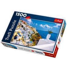 Santorini Griechenland 1500 Teile Puzzle - Trefl