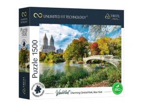 Wunderschönes Central Park, New York 1500teiliges Puzzle - Trefl