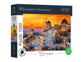 Romantische Sonnenuntergänge, Oia, Santorini 1500pcs Puzzle - Trefl