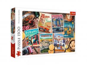 Reise um Europa 1500 Teile Puzzle - Trefl