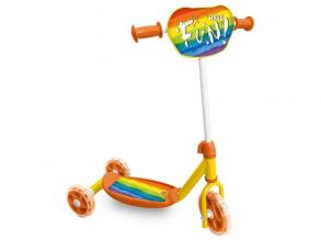 Dreirädriger Regenbogen-Roller mit Muster - Mondo Toys