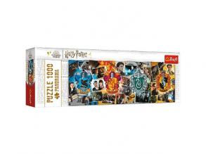 Wizarding World: vier Häuser von Hogwarts Panoramapuzzle 1000pcs - Trefl