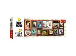 Panorama Smiley Welt 1000 Teile Puzzle - Trefl