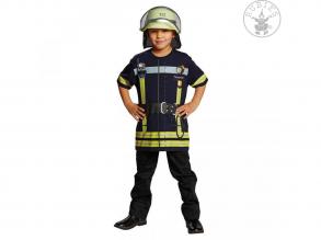 Spieleshirt Feuerwehr blau