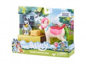 Bluey: Poppy Spielzeugset mit Einhorn