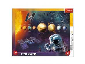 Sonnensystem 25-teiliges gerahmtes Puzzle - Trefl