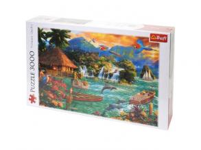 Leben auf der Insel 3000pcs puzzle - Trefl