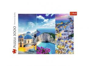 Griechischer Urlaub 3000pcs Puzzle - Trefl