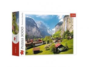 Lauterbrunnen, Schweiz 3000Teiliges Puzzle - Trefl