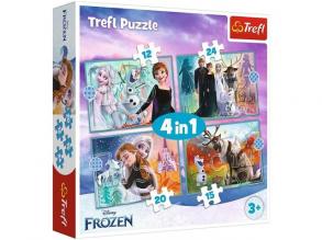 Ice Magic 2. 4 in 1 Puzzleset - Trefl