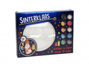 Malen Sie Ihre eigene Sinterklaas-3D-Fliese