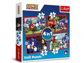 Sonic the hedgehog 4 in 1 puzzle - Trefl