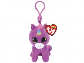 Beanie Boos Clip ROSETTE lila Einhorn 8, 5 cm