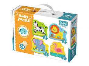 Safari-Tiere Baby-Puzzle-Set - Trefl