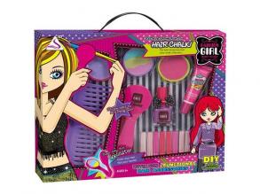 Fashion Magic Haarkreide und Make-up Set mit Zubehör