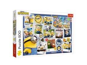 Minions Verrückte Foto Sammlung 500pcs Puzzle - Trefl