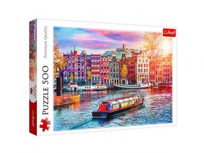 Amsterdam Stadtbild 500pcs Puzzle - Trefl