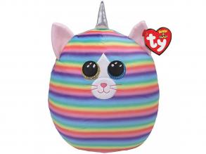 Ty Squish-a-Boos Kissen Plüschfigur HEATHER, 30 cm - Einhorn Katze