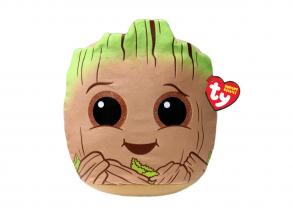 Ty Squishy Beanies Kissen Plüschfigur Marvel GROOT, 22 cm