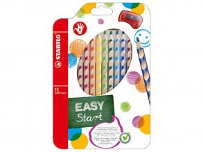 Stabilo Easy direkt übergeben-12st. + Pencil Sharpener