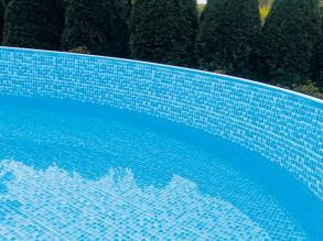 Poolfolie Mosaik 0,30 mm Überlappung für 3,6 x 1,1 m Pool