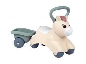 Little Smoby: Baby-Pony und Spielzeugkiste, rosa-grau