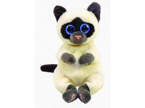 TY: Beanie Babies Plüschfigur MISO, 15 cm - Siamkatze