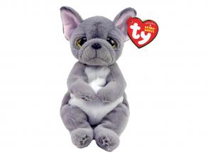 Beanie Babies Plüschfigur WILFRED, 15 cm - grauer Hund (3)