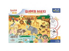 Treflik Safarin SuperMaxi doppelseitiges 3-in-1-Puzzle 24tlg.