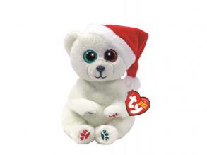 TY: Beanie Babies Plüschfigur EMERY, 15 cm - Eisbär