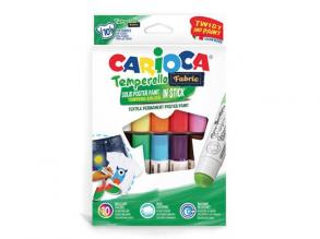 Bunte Textil-Tempera-Stifte im 10er-Set - Carioca