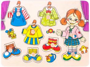 Dress up girl Holzpuzzle