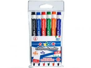 Carioca Whiteboard Satz 4,5mm 6Stück