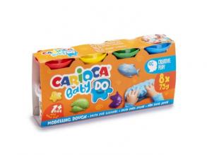 Baby Do 8-teiliges Set aus farbiger Knetmasse - Carioca