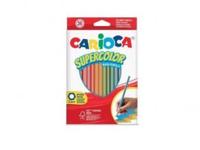 SuperColor Dreieckiges Farbstift-Set 36teilig - Carioca