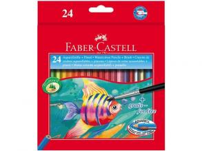 Faber-Castell: Halas aquarell Buntstifte 24St.